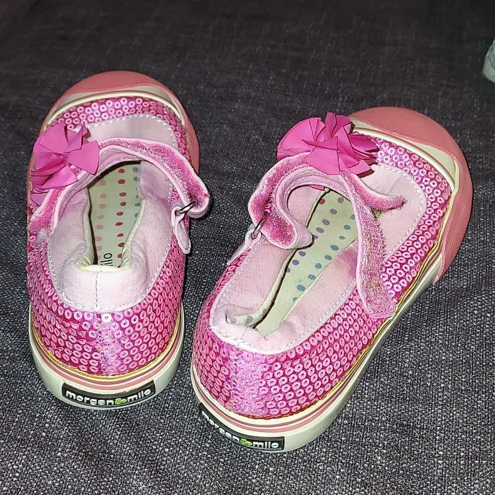 MORGAN & milo Kids snickers girls size  9 - Picture 3 of 9
